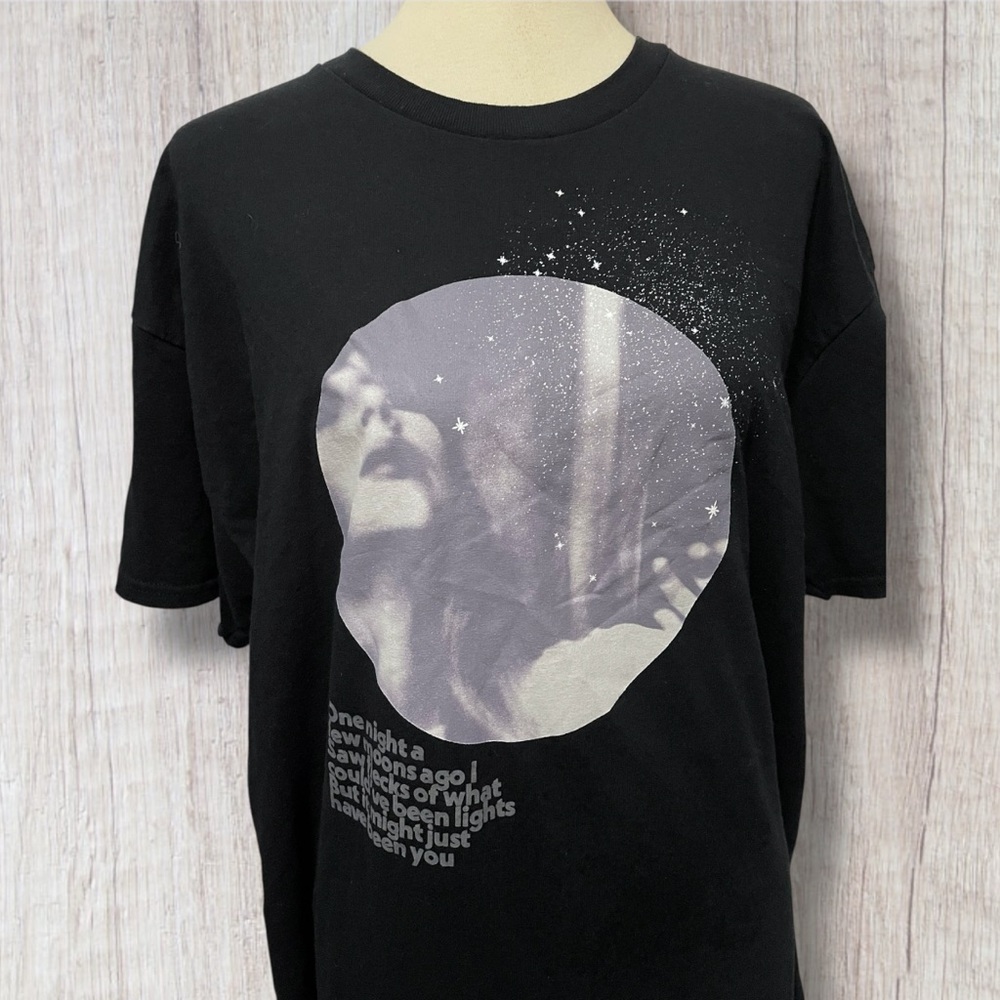 Taylor Swift Midnights Snow On The Beach Might Have Just Been You BLK T-Shirt XL